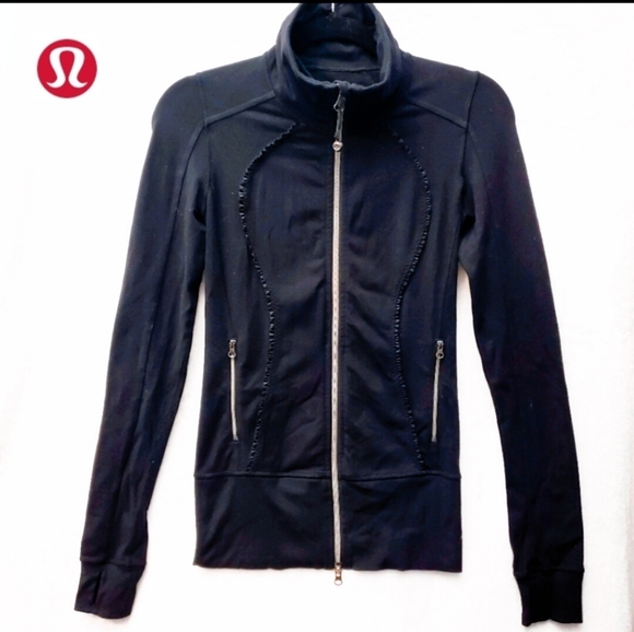 lululemon athletica Jackets & Blazers - *Rare* Nice Asana Jacket Ruffle Special Edition
